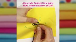 Quick Tip – Sticken mit dem Plattstich [upl. by Bertero]