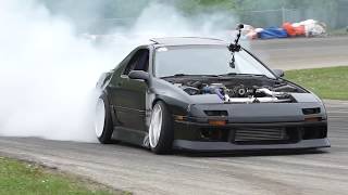 Drift Team Ghost  FC RX7s and S14 240SX  RAW  No Music [upl. by Aretha]