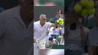 The Mansour Bahrami Trick Serve 🪄 [upl. by Bella221]