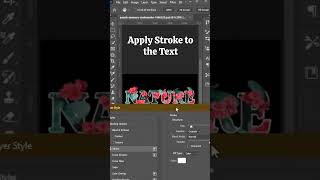 Fill Image Into Text in Photoshop  Easy Trick  shorts shortvideo [upl. by Cartwright678]