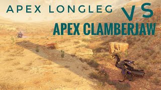 Apex Longleg vs Apex Clamberjaw Horizon Forbidden West [upl. by Lacim555]