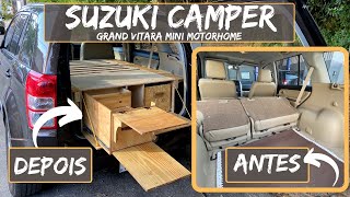 CONSTRUÍMOS UM MINI MOTORHOME  DIY CAMPER CONSTRUÇÃO PASSO A PASSO  EMBARQUE NESSA AVENTURA Ep061 [upl. by Natsirc]