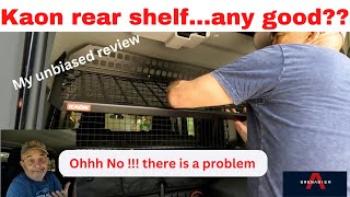 How to install the Kaon rear shelf in an Ineos Grenadier 4x4 [upl. by Daiz]