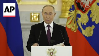 Putin receives credentials of new foreign ambassadors posted to Moscow [upl. by Stefan]