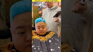 The most craziest barber in the world facts h2facts shorts [upl. by Henrion]