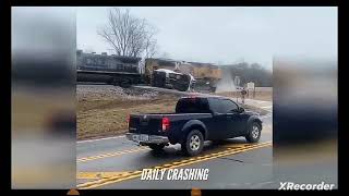 railroad crossing crash but videos [upl. by Linkoski]