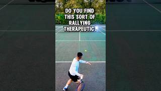 Tennis  Therapy 🎯😇 fitness tennis tennisfitness workout tennislife [upl. by Oemac]