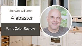 Sherwin Williams Alabaster Paint Color Review [upl. by Van]