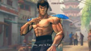 Street Fighter IV  Fei Longs Rival Cutscene English Ver 720p [upl. by Naiviv]