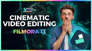 FILMORA 13  HOW TO MAKE YOUR VIDEOS LOOK MORE CINEMATIC  CINEMATIC VIDEO EDITING FILMORA 13 [upl. by Adall488]