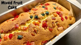 Christmas Special Mixed fruit Cake  Bakery Style Super Moist Fruit Cake Recipe [upl. by Allit]