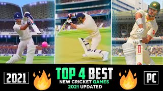 Top 4 Best New Cricket Games for PC FREE 2021 NEW Best Cricket Games for PC  PC Cricket Games 2021 [upl. by Hawk]