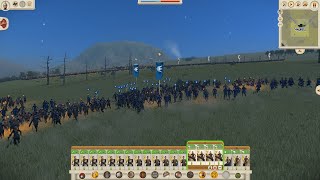 Rome total war barbarian invasion Remastered the attack of the Huns [upl. by Aset]