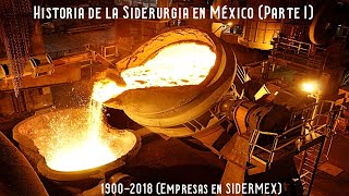 Siderurgia en México 19002018 Parte 2 Empresas que fueron del Gobierno Mexicano [upl. by Brooks807]