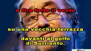 KARAOKE CARUSO DEMO  LUCIO DALLA [upl. by Noirred]