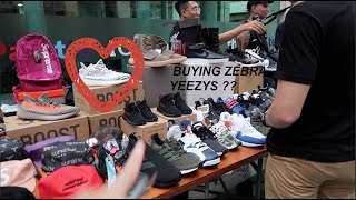 VLOG  BUYING ZEBRA YEEZYS  SUPREME BOX LOGO [upl. by Nicoli408]