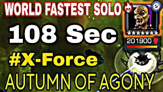 Fastest AOA Jabari Panther SoloXForce Best option for CompletionAutumn of AgonyMcoc [upl. by Plante]