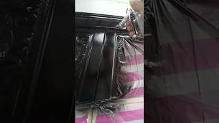 Method of applying lacquer on black color automobile detailwork carrepair automotiveexterior 👍 [upl. by Oniskey]