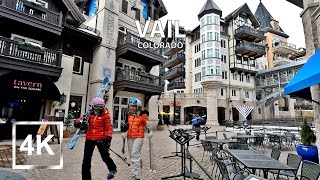 4K Vail Colorado Walk  Lionshead Village  Millionaires Ski Resort  HDR  USA  2023 [upl. by Goldia200]