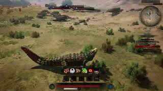 Kaprosuchus Gameplay Path of Titans [upl. by Tisbe424]