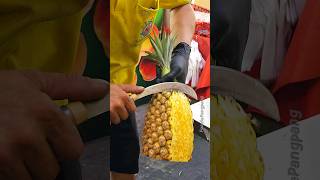 가오슝 파인애플은 입에서 녹네요 잘 익은 파인애플 즉시 자르기 Fresh Pineapple Cutting Skills [upl. by Joshuah]