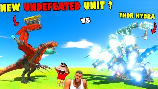 SHINCHAN New Undefeated Unit vs THOR HYDRA in Animal Revolt Battle Simulator TERROR with CHOP [upl. by Krever]