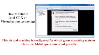 How to Enable Intel VTX or Intel Virtualization technology or VTD [upl. by Nnylram695]