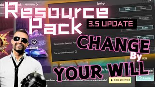 Download and delete resource packs own your choice in 35 update  Amazing for low device players [upl. by Yanahc]