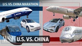 How the US and China Compete in Planes EVs Chips and More  WSJ US vs China [upl. by Okuy]