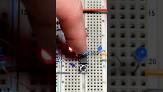 Bistable 555 Timer Circuit short shorts electronics [upl. by Halyak]