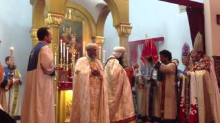 Oriental Orthodox Concelebration 2012  The Procession with the Gifts [upl. by Yleme]