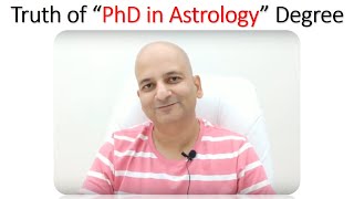 Truth of quotPhD in Astrologyquot [upl. by Sokairyk]