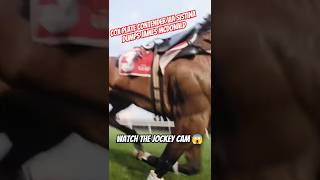 Wild scenes at Moonee Valley 🫣😱 racehorse jockey shorts [upl. by Booth]