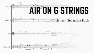 Air on G Strings  Johann Sebastian Bach [upl. by Curr]