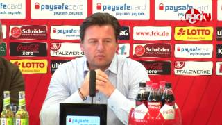 Pressekonferenz vor dem Sonntagsspiel in Frankfurt [upl. by Suiramad]