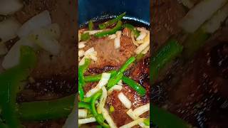 Chuck Steak With Peppers and Onions White Rice For Dinnerfoodiereelsdinnershorts [upl. by Ahterod]