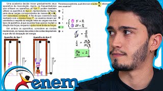 ENEM 2023  Uma academia decide trocar gradualmente seus aparelhos de musculação Agora os frequent [upl. by Eloisa]