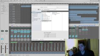 Importing Garage Band Session Into Pro Tools [upl. by Brill]