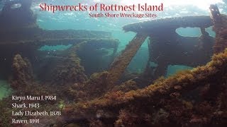 SCUBA diving Rottnest Island Southern Shore shipwreck sites 18781984Perth Western Australia [upl. by Ttelracs]