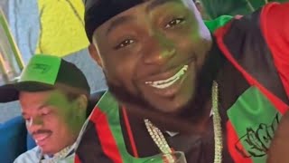 Davido Returns To Cubana Chiefpriests Joint With Bob Marley Pikin [upl. by Eenaj]