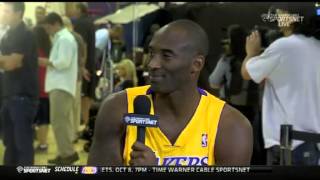 Kobe Bryant Interview  Media Day 2013 [upl. by Olatha662]