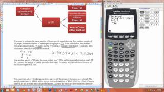 Using the TI84 to Find a Confidence Interval for a Population Mean ZInterval and TInterval [upl. by Dunlavy31]