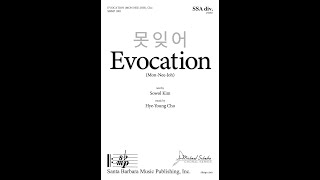 Evocation MonNeeJoh SSA div piano by HyeYoung Cho  Score amp Sound [upl. by Mandeville696]