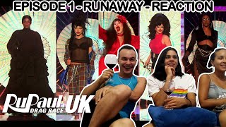 RuPauls Drag Race UK  Season 2  Ep 1 Runaway Royalty Returns  BRAZIL REACTION [upl. by Maryrose]