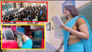 Students Get Attract to Poonam Bajwa BeautyProfessor Kannada Movie Scenes [upl. by Fu]