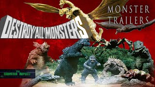 Monster Trailers Destroy All Monsters 1968 TRAILER REMAKE [upl. by Naerad]