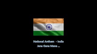 National anthem  India  Respect Patriotism  India india nationalanthem national [upl. by Yulma]