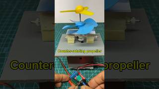 CounterRotating Propellers • Dc Motor  dcmotor pvc diy youtubeshorts design solidworks [upl. by Eiruam]