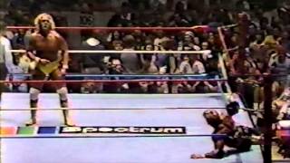 Hulk Hogan vs Paul OrndorffWWF Title [upl. by Ahslek]