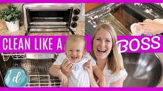 KITCHEN CLEANING MOTIVATION 💜 How to clean appliances like a boss [upl. by Odelia349]